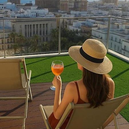Skyline - Penthouse With 50M2 Private Terrace And Stunning Views Lägenhet Cádiz Exteriör bild